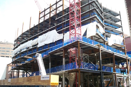 W Hotel Boston Construction
