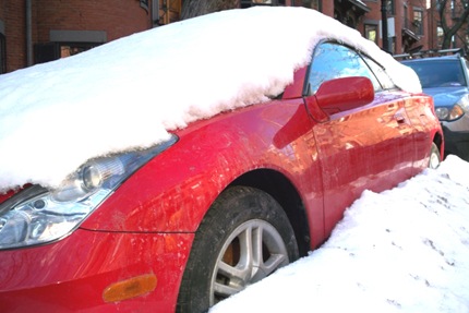Snowed In Boston Parking Spot