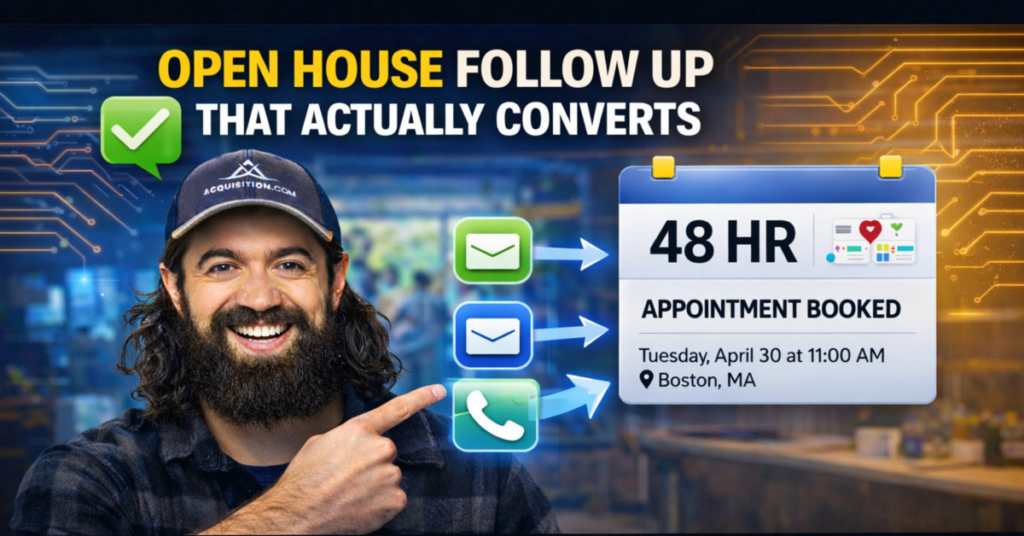 Open House Follow-Up System That Actually Converts